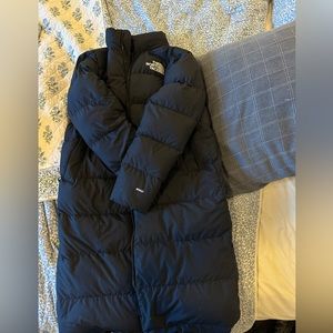 Long North Face Puffer Parka Size M
